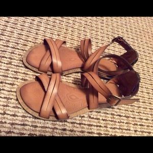 Clark’s cognac color sandals